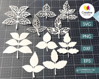Flower Leaves SVG