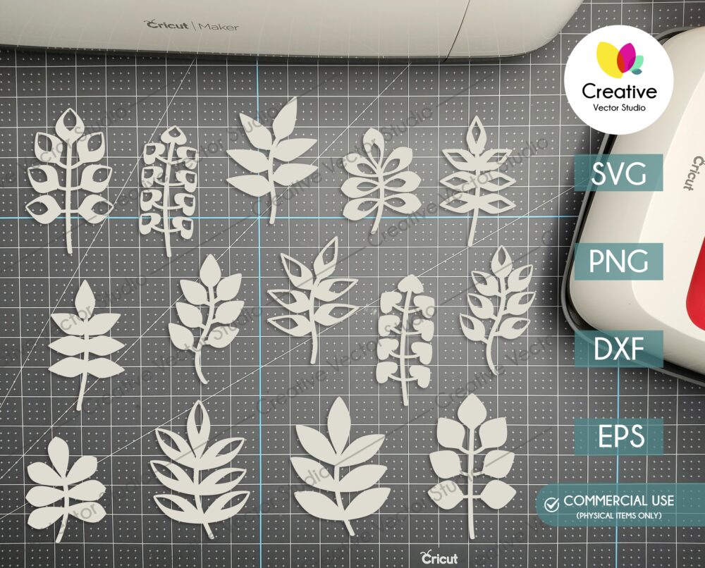 Paper Leaves SVG Big Bundle | Creative Vector Studio