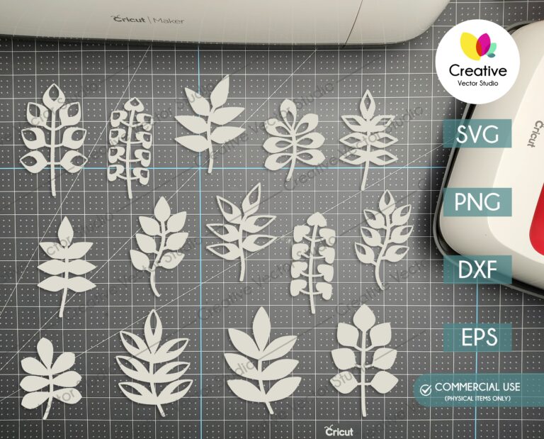 Paper Leaves SVG Big Bundle | Creative Vector Studio