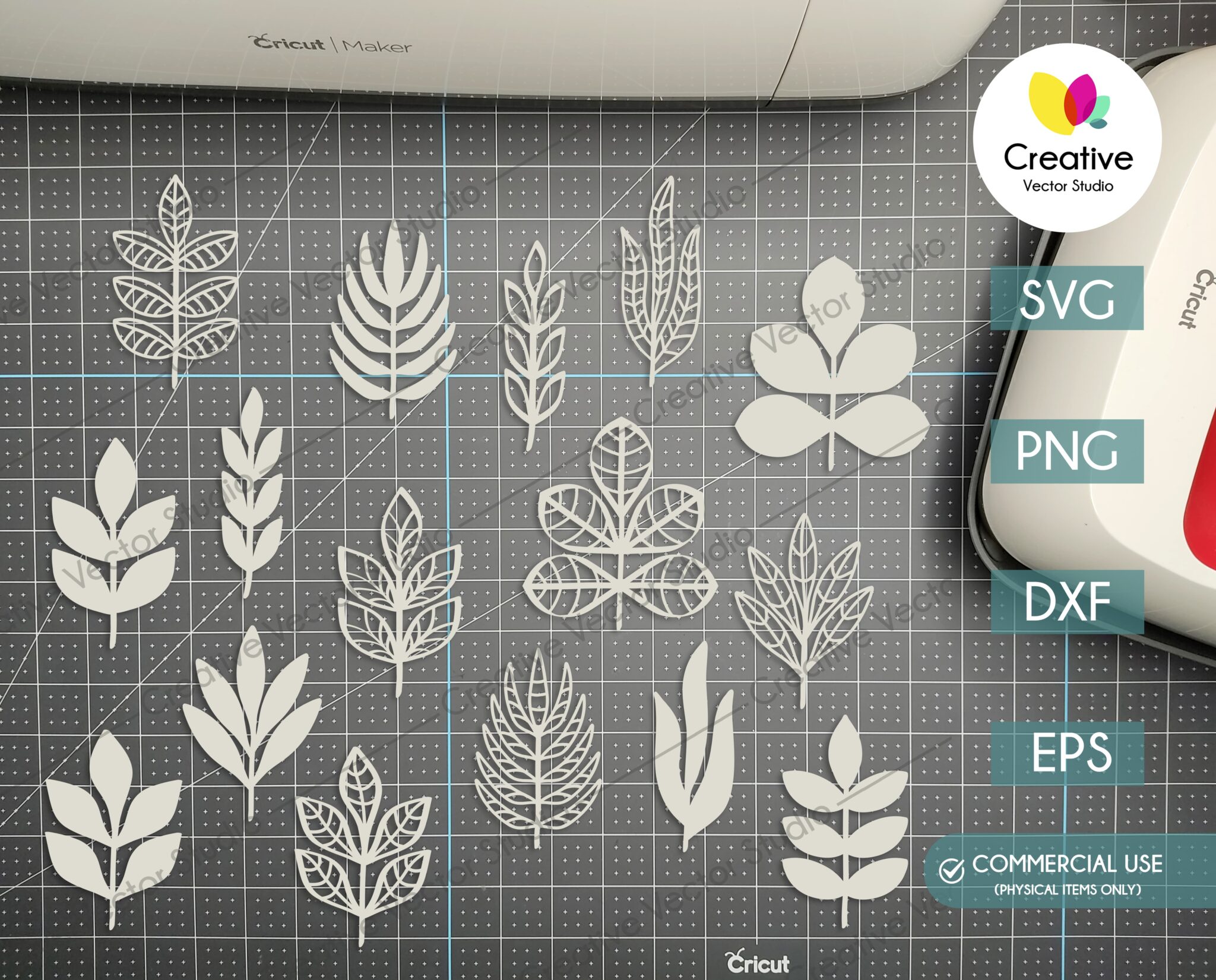 Paper Leaves SVG Big Bundle | Creative Vector Studio