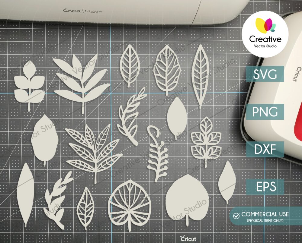 Paper Leaves SVG Big Bundle | Creative Vector Studio