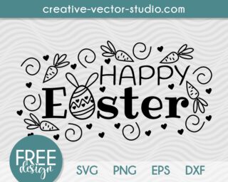 Free Happy Easter SVG