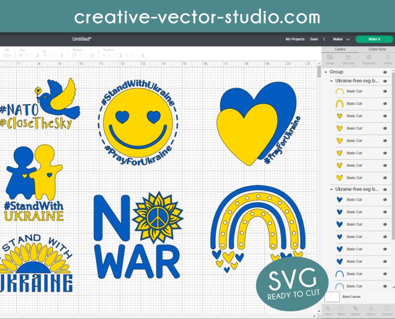 Ukraine Free SVG cut files