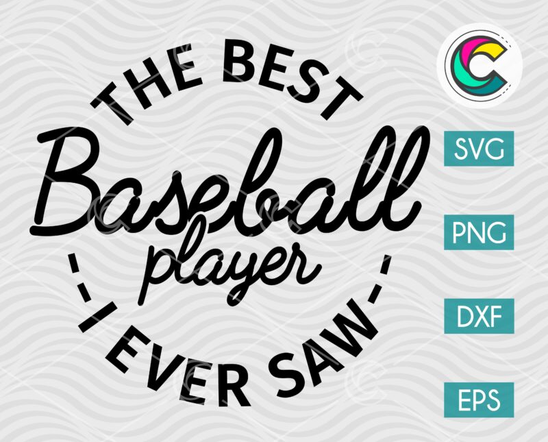 The Best Baseball Player SVG