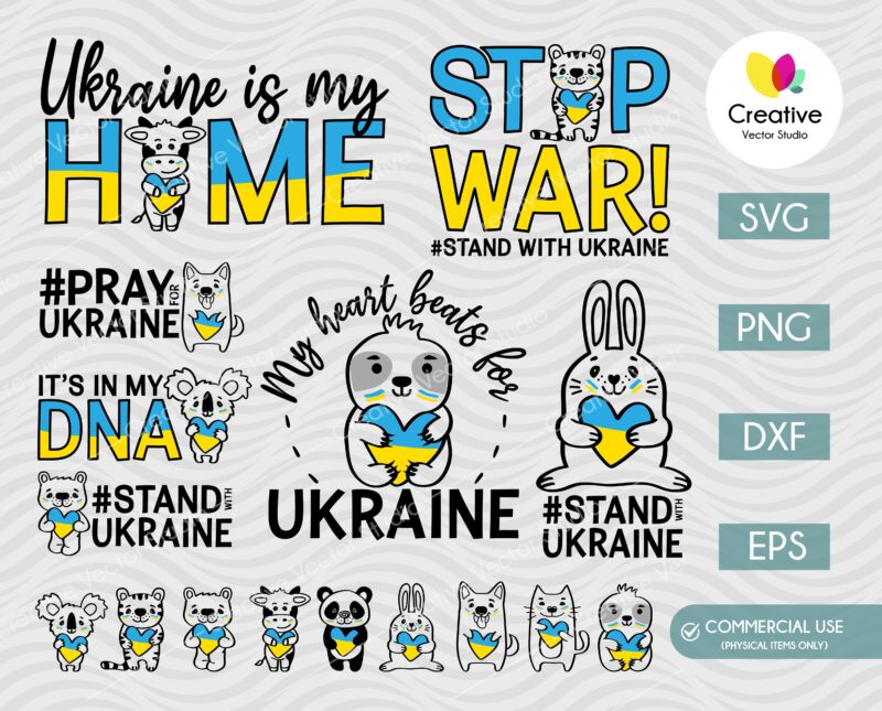 Support Ukraine SVG Bundle