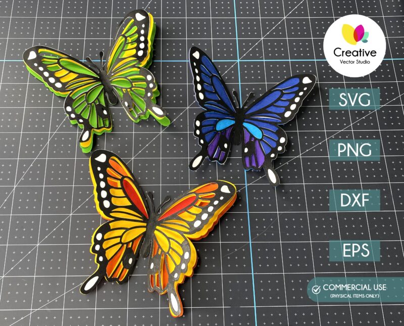 Creative SVG Butterfly Template