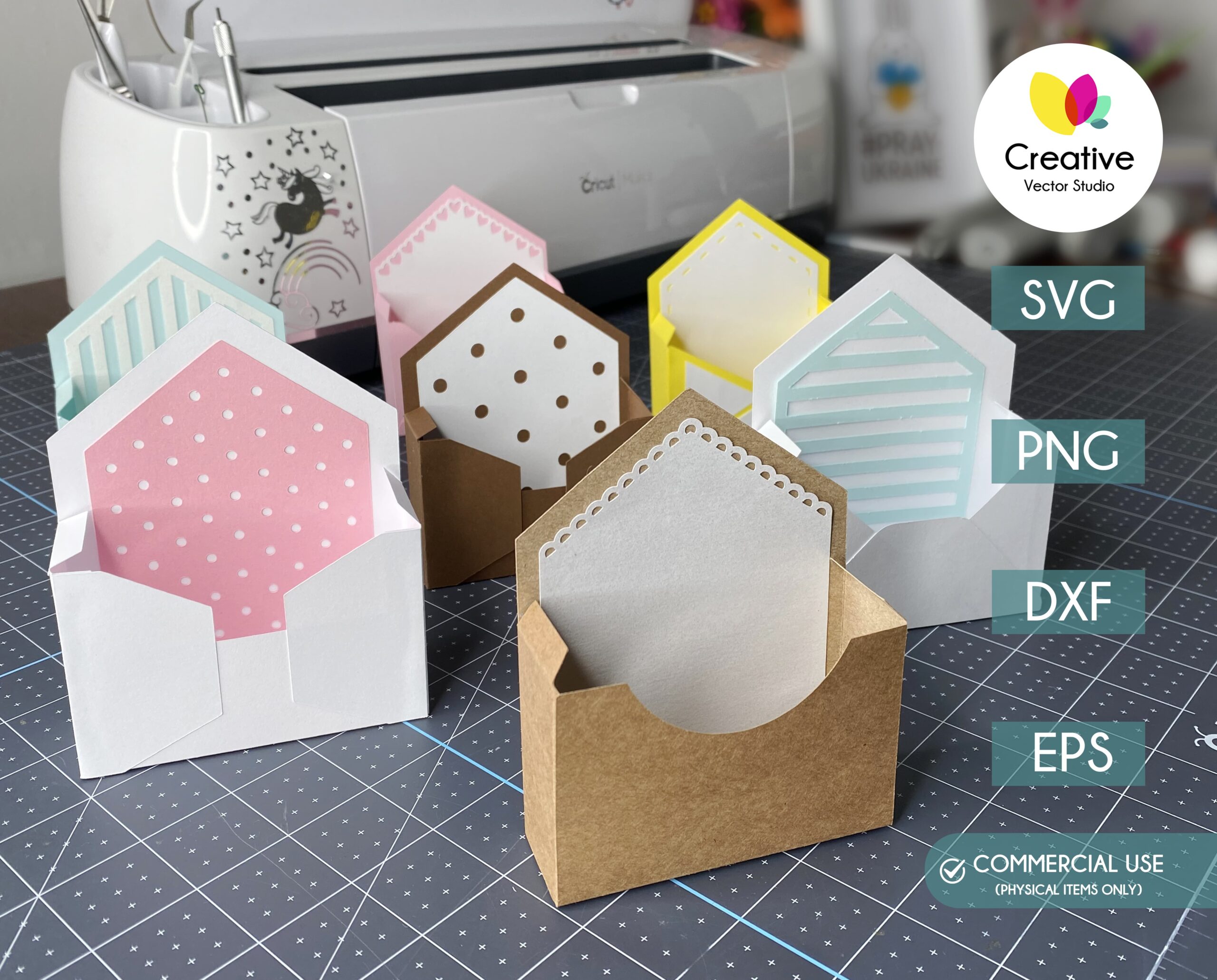 Paper Flower Holder Envelope Mini Online Workshop for Cricut and Silhouette  Includes SVG Studio3 Templates Video Tutorials Material List (Instant  Download) - Et…