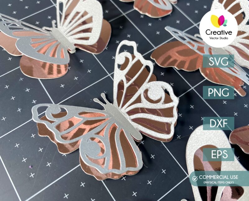 Simple Paper Butterfly SVG