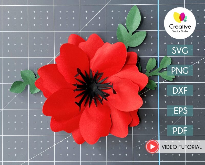 How To Make Paper Flower Easy Step By Step Tutorial #6