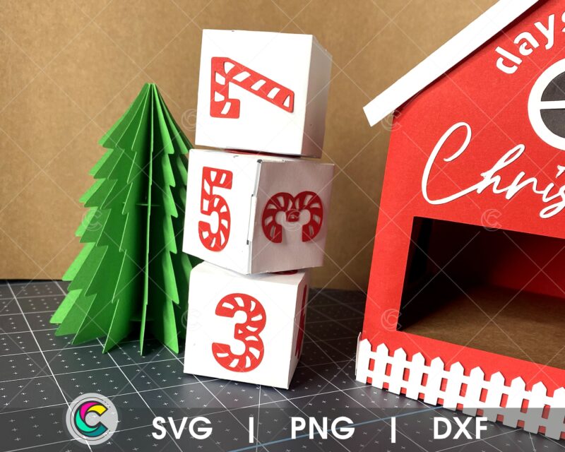 Christmas Candy Numbers SVG Bundle