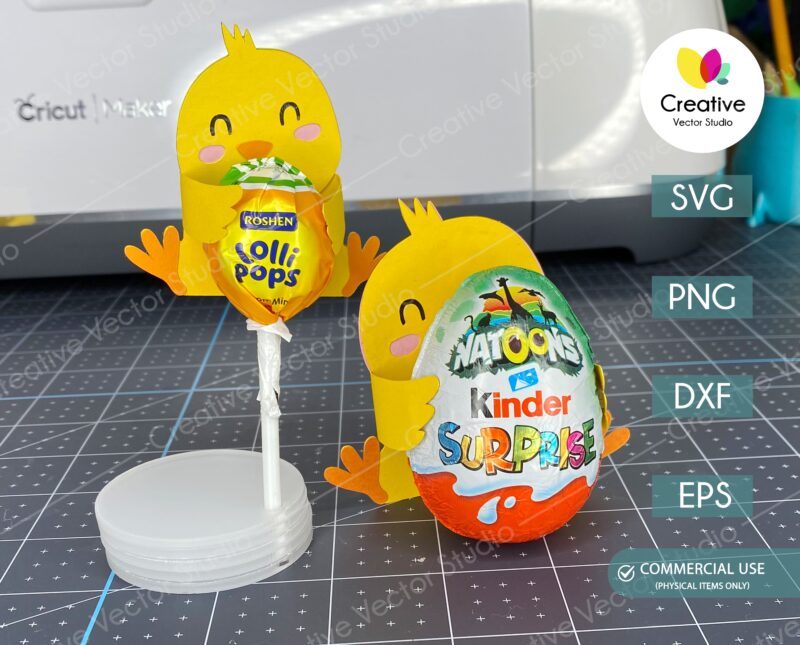 Easter Chicken Egg Holder SVG