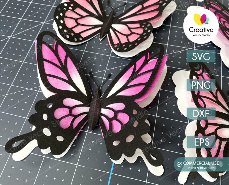 paper butterfly svg