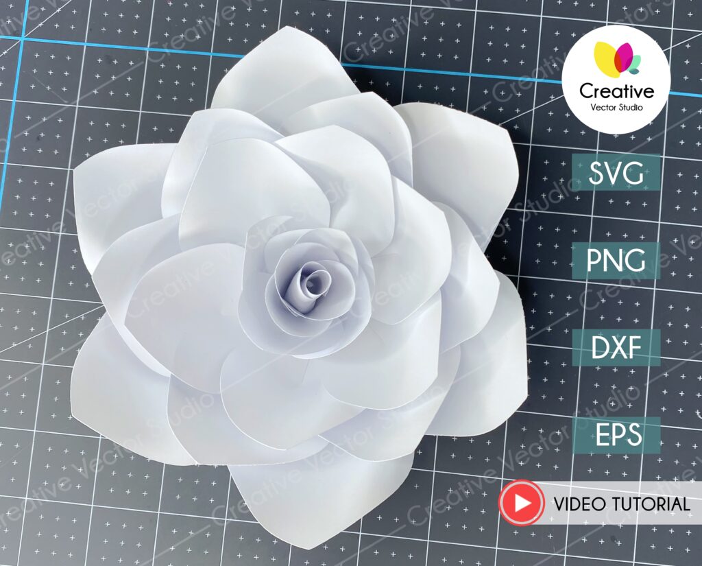 Giant Flower Svg Template #3 