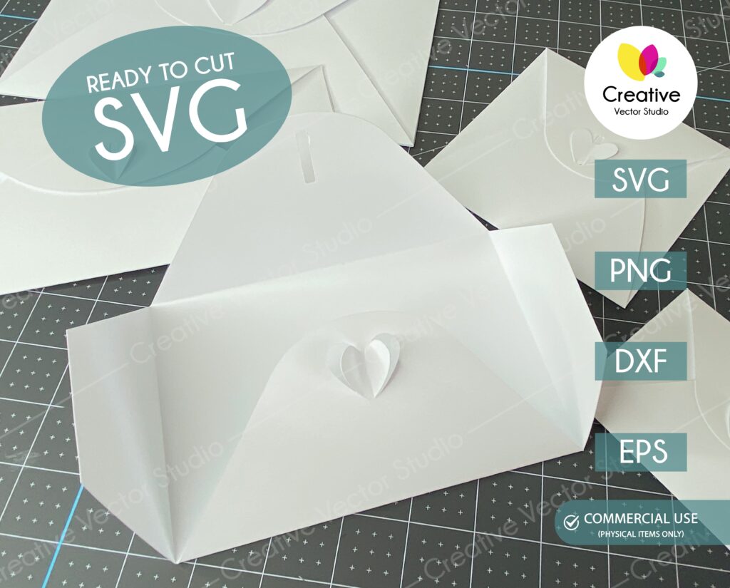 Free Envelope SVG Template | Creative Vector Studio