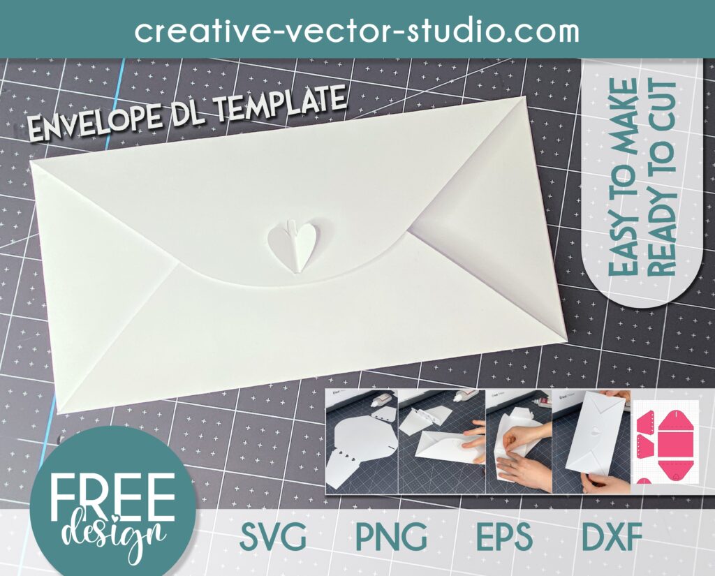 Free Envelope SVG Template | Creative Vector Studio