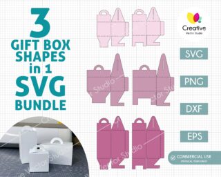 Gable Box SVG Template 1
