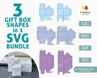Gable Box SVG Template 2