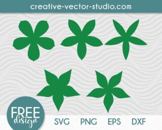 Free Paper Flower Sepals SVG