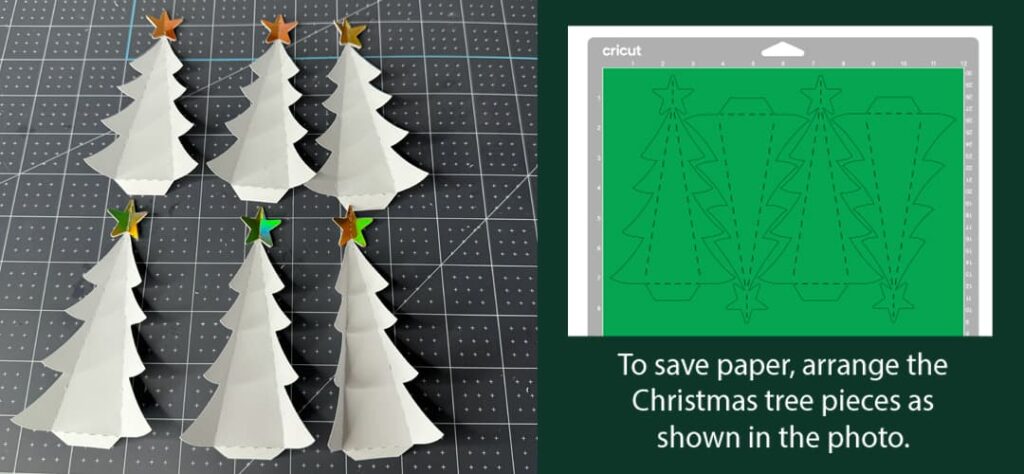 3D Christmas Tree SVG Layered Template