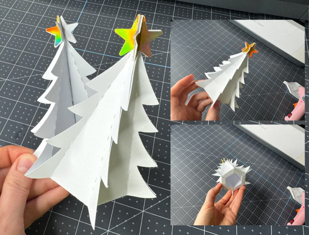 3d Christmas Tree SVG Template Step 3