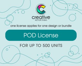 POD License up to 500 units one design or bundle