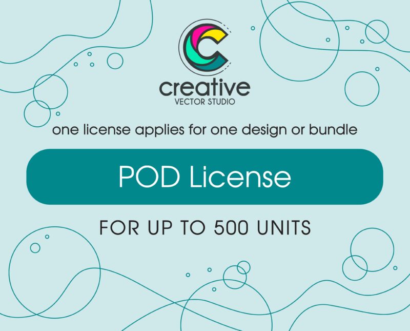 POD License up to 500 units one design or bundle