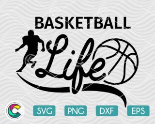 Basketball Life SVG Cut File