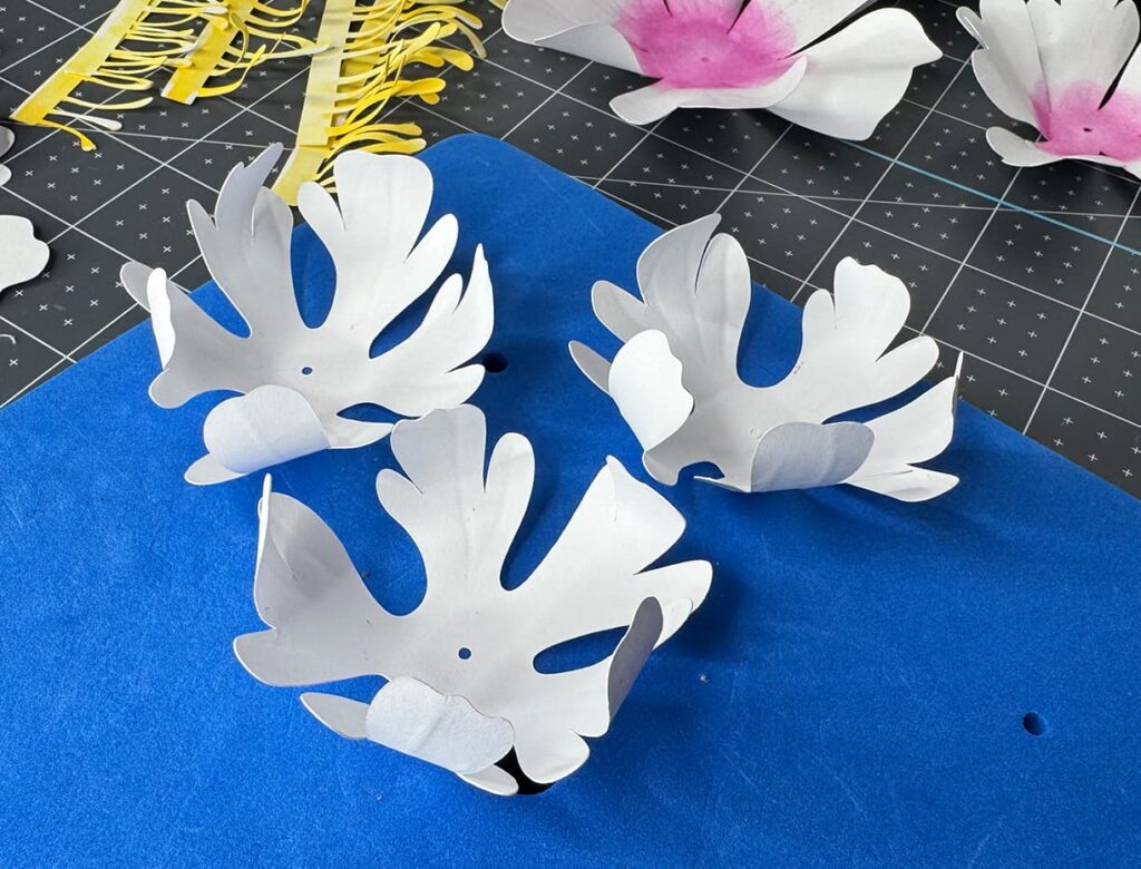 DIY Peony Paper Flower Template