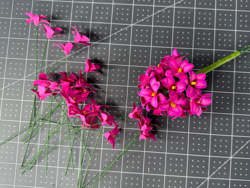 Paper Hyacinth Flower SVG Template