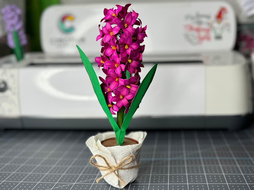 Realistic DIY Hyacint Paper Flower