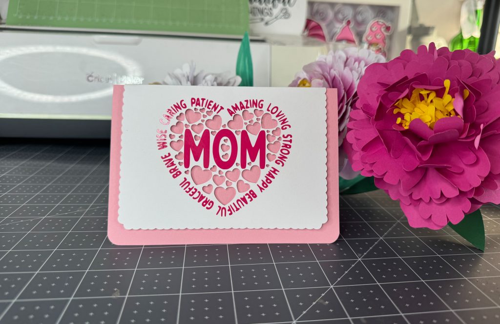 DIY Mothers Day Card with Cricut